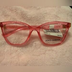 Dolce & Gabbana Pink Glasses Frame